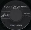 last ned album Eddie Dean - I Cant Go On Alone Saber Man