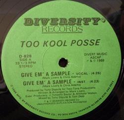 Download Too Kool Posse - Give Em A Sample