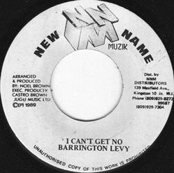 Download Barrington Levy - I Cant Get No