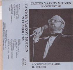 Download Cantor Yaakov Motzen - Cantor Yaakov Motzen In Concert 88