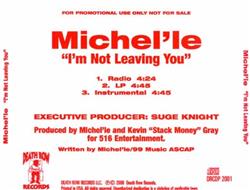 Download Michel'le - Im Not Leaving You