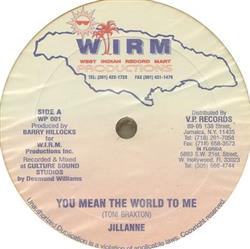 Download Jillanne Screechie Ranks - You Mean The World To Me Love Unity