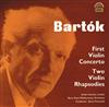 last ned album Béla Bartók, Brno State Philharmonic Orchestra, János Ferencsik, André Gertler - First Violin Concerto Two Violin Rhapsodies