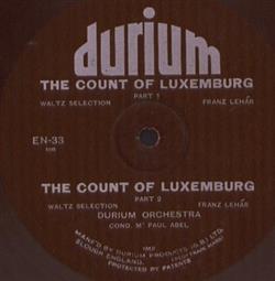 Download Durium Orchestra - The Count Of Luxemburg