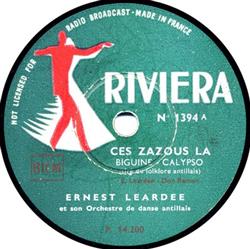 Download Ernest Léardée et son Orchestre de danse antillais - Ces Zazous La A Karukera