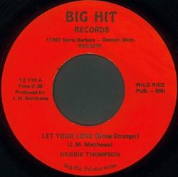 Download Herbie Thompson - Let Your Love Grow Stronger