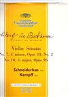 escuchar en línea Beethoven Kempff, Schneiderhan - Violin Sonatas No 7 No 10