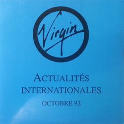 Download Various - Virgin Actualités Internationales Octobre 92