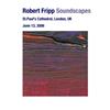 Robert Fripp - Soundscapes June 13 2006 St Pauls Cathedral London UK