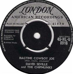 Download David Seville And His Orchestra The Chipmunks - Ragtime Cowboy Joe Flip Side