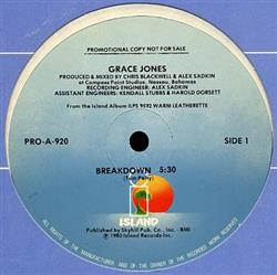 Download Grace Jones - Breakdown