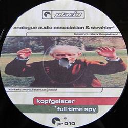 Download Analogue Audio Association & Strahler - Kopfgeister