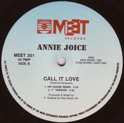 Download Annie Joice - Call It Love