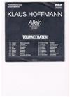 écouter en ligne Klaus Hoffmann - Allein