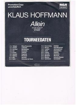 Download Klaus Hoffmann - Allein