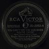 baixar álbum Vaughn Monroe And His Orchestra - You Cant See The Sun When Youre Cryin And So To Bed