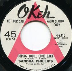 Download Sandra Phillips - Hoping Youll Come Back I Wish I Had Known