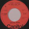 baixar álbum Jackie Ross - I Cant Stand To See You Go Aint No Fun To Me