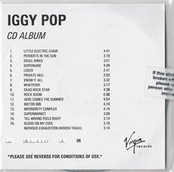 Download Iggy Pop - CD Album Skull Ring