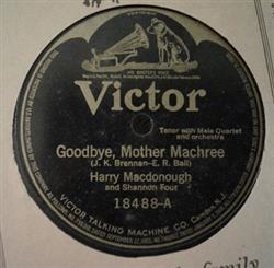 Download Harry Macdonough And Shannon Four, Helen Clark - Goodbye Mother Machree One For All And All For One