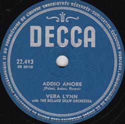 Download Vera Lynn With The Roland Shaw Orchestra - Addio Amore I Do