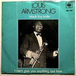 Download Louis Armstrong - Mack The Knife I Cant Give You Anything But Love