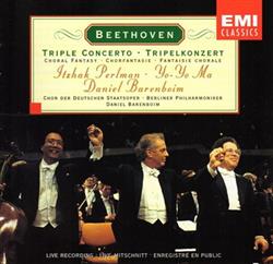 Download Ludwig van Beethoven, Itzhak Perlman, YoYo Ma, Daniel Barenboim - Triple Concerto Choral Fantasy