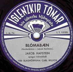 Download Jakob Hafstein Með Kvartett Carl Billich - Blómabæn Fiskimannakrá Í Flórens