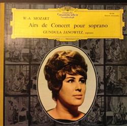 Download WA Mozart Gundula Janowitz - Airs De Concert Pour Sopran