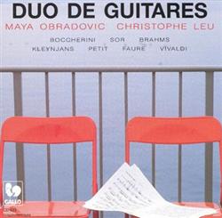 Download Maya Obradovic, Christophe Leu - Duo De Gitares